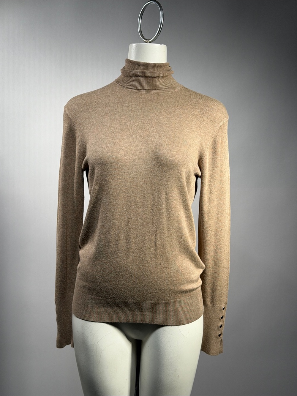Zara Camel Beige Turtleneck Sweater (r12)